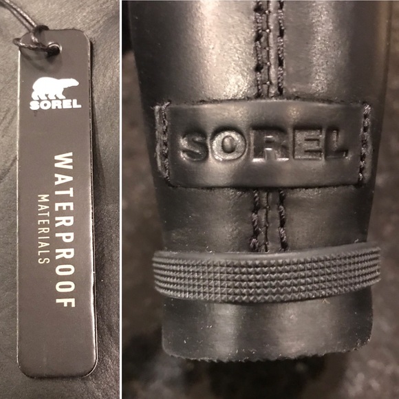 New Sorel Joan of Arctic Wedge II Zip Bootie Black - Picture 13 of 15